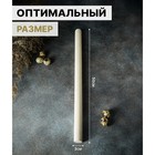 Скалка для теста Доляна, 50×3 см, прямая, дерево берёза - Фото 2