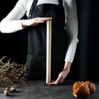 Скалка для теста Доляна, 40×3 см, прямая, дерево берёза - Фото 5