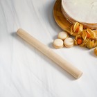 Скалка для теста Доляна, 30×3 см, прямая, дерево берёза - Фото 5