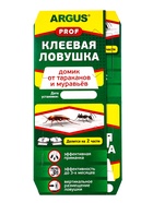 Клеевая ловушка ARGUS PROF от тараканов и муравьев, 1 шт. 4834541