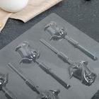 Форма для шоколада и конфет «Розы», 5 ячеек, 24×18,5×1 см - Фото 2