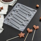 Форма для шоколада и конфет «Развлечения», 8 ячеек, 24×18,5×1 см - Фото 1