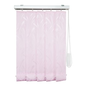 Комплект ламелей для вертикальных жалюзи «Палома», 5 шт, 180 см, цвет розовый