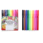 Фломастеры 10 цветов ТОЛСТЫЕ Jambo,в блистере,вентилируемый колпачок - Фото 1