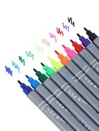 Фломастеры 10 цветов, двухсторонние, круглый наконечник 2 мм/5 мм, вентилируемый колпачок, блистер - фото 118896581 Фломастеры 10 цветов, двухсторонние, круглый наконечник 2 мм/5 мм, вентилируемый колпачок, блистер - фото 118896581