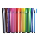 Фломастеры 24 цвета Полоски,вентилируемый колпачок - Фото 1