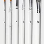 Набор кондитерских кисточек для декорирования Доляна «Ларсон», 6 шт., белый - Фото 4