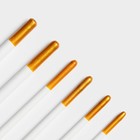 Набор кондитерских кисточек для декорирования Доляна «Ларсон», 6 шт., белый - Фото 5