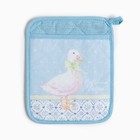 Набор подарочный «Со светлой пасхой»: прихватка-карман, полотенце 40×73, 100% хлопок, лопатка силиконовая - Фото 6