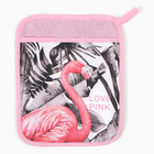 Набор подарочный LOVE PINK прихватка-карман, полотенце, лопатка - Фото 5