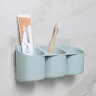 Подставка для ванных принадлежностей, 24,8×6,7×9,5 см, в комплекте с креплениями, цвет МИКС - Фото 3