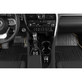 

Коврики KVEST 3D в салон Lexus RX, 2015->, 4 шт. (полистар, черный, бежевый)
