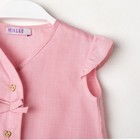 Блузка для девочки MINAKU Cotton collection: Romantic, цвет розовый, рост 98 см - Фото 5