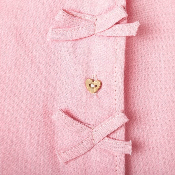 Блузка для девочки MINAKU Cotton collection: Romantic, цвет розовый, рост 98 см - фото 1908536672