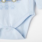 Боди для мальчика, цвет голубой, рост 62 см (40) - фото 34988273