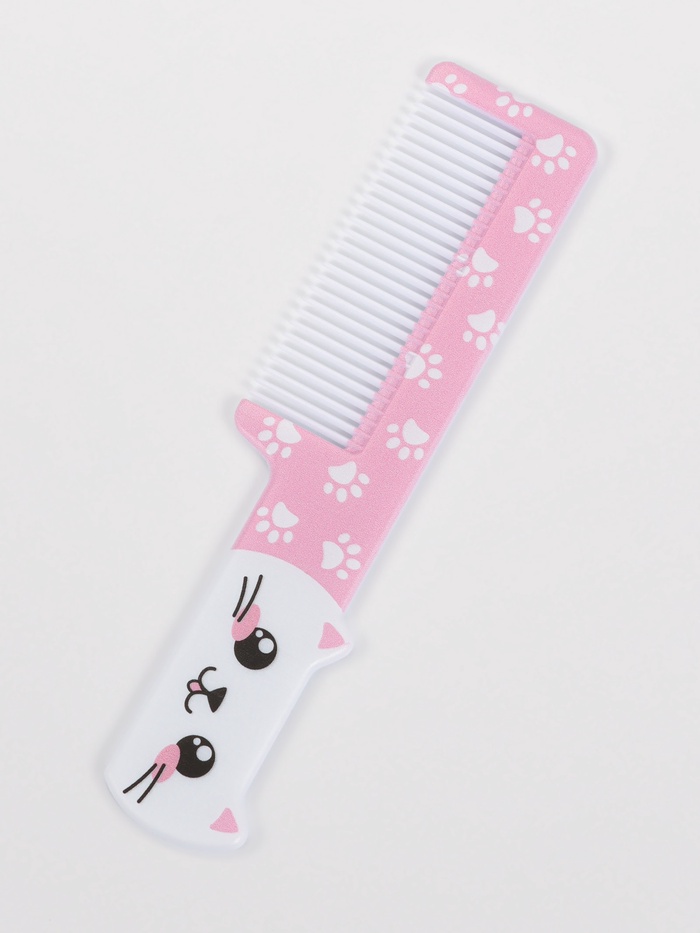 Расчёска фигурная «Кошечка», 14.5×3.5(±1) см - Фото 1