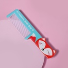 Расчёска фигурная «Лиса», 14.5×3.5(±1) см - Фото 2