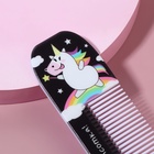 Расчёска фигурная «Единорог», 14.7×3.7(±1) см - Фото 3