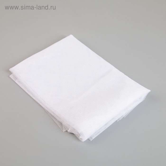 Сетка антимоскитная на окна для защиты от насекомых, 150×200 см, крепление на липучку, цвет белый - Фото 1