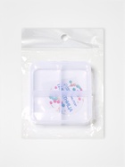 Таблетница, 4 секции, 7×6.7×2.4 см, прозрачная - Фото 4