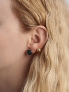 Серьги пусеты One year, 12 пар, совершенство, бело-чёрные в золоте - Фото 11