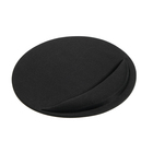 Коврик для мыши LuazON, подушка под руку, круглый, чёрный - Фото 2