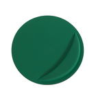 Коврик для мыши LuazON, подушка под руку, круглый, зеленый - Фото 1