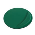 Коврик для мыши LuazON, подушка под руку, круглый, зеленый - Фото 2