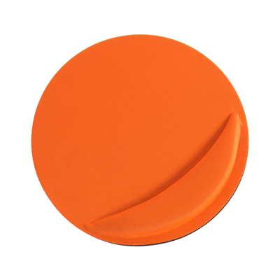 Коврик для мыши LuazON, подушка под руку, круглый, оранжевый