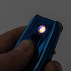 Зажигалка электронная с часами, компасом и фонарём, металл, в подарочной коробке - Фото 5