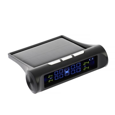 Система контроля давления в шинах автомобиля TPMS, беспроводной модуль, 4 датчика, дисплей