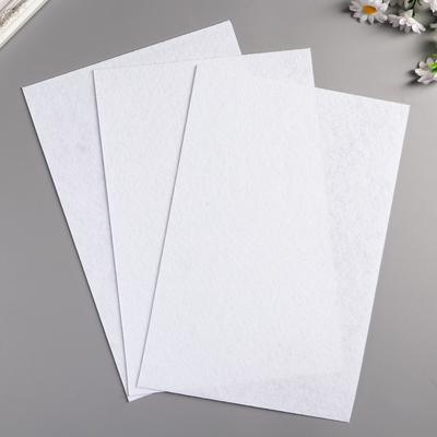 Набор жесткого фетра Астра (3 шт) "Белый" 1 мм 160гр 20х30 см