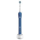 Электрическая зубная щётка Oral-B Pro 2 2000N D501.513.2 Cross Action, 2 режима, бело-синяя - Фото 1