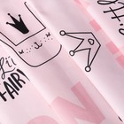 Штора портьерная «Этель» Little crown, 145×260 см, рогожка - Фото 3