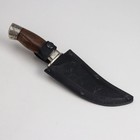 Нож «Мустанг» с мельхиоровыми гардами, рукоять-орех, сталь 65х13 - Фото 2