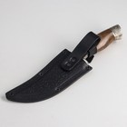 Нож «Мустанг» с мельхиоровыми гардами, рукоять-орех, сталь 65х13 - Фото 3