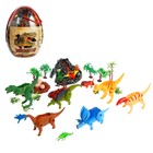 Набор динозавров в яйце «До нашей эры», с подвижными лапками, с аксессуарами - Фото 1