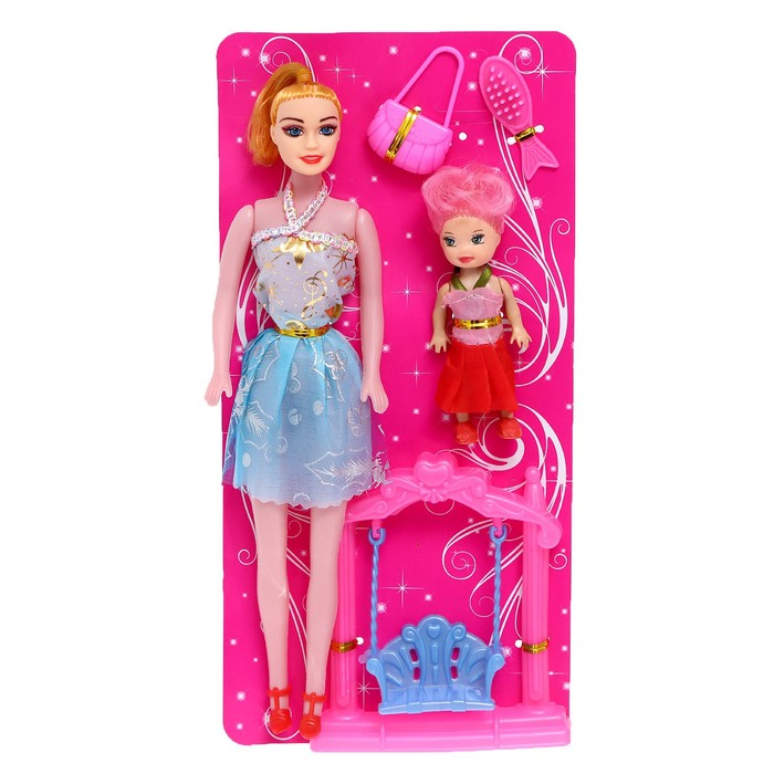 Кукла-модель «Оля» с малышкой, с аксессуарами 46629