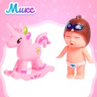 Пупс «Саша» с качалкой, МИКС - Фото 6