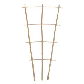 Шпалера, 60×32×1 см, бамбук, «Двойная», Greengo