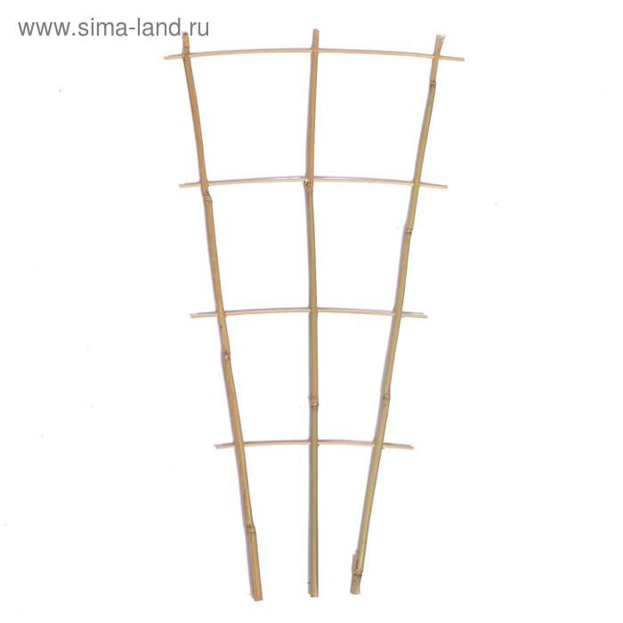 Шпалера, 60×32×1 см, бамбук, «Двойная», Greengo - Фото 1