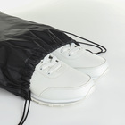 Мешок для обуви на шнурке, цвет чёрный - Фото 4