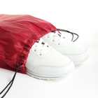 Мешок для обуви на шнурке, TEXTURA, цвет бордовый - фото 6275902