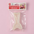 Молд для шоколада Доляна «Хвост русалки», пластик, 9.5×5.5×2 см, белый - Фото 5