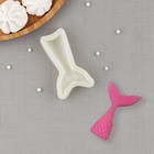 Молд для шоколада Доляна «Хвост русалки», пластик, 9.5×5.5×2 см, белый - Фото 6