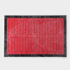 Силиконовый коврик армированный «Эклер», 60×40 см, цвет красный - фото 4299513