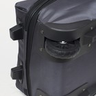 Чемодан малый 20", отдел на молнии, с расширением, наружный карман, 2 колеса, цвет серый - Фото 5