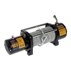 Лебедка электрическая ТУНДРА, 12V, 9500 lb (4.3 т), 5.5 л.с., до 9.8 м/мин, 8.3 мм × 28 м - Фото 2