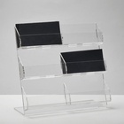 Подставка для визиток, 6 мест, 19×19×9.5 см, оргстекло 2 мм - Фото 3