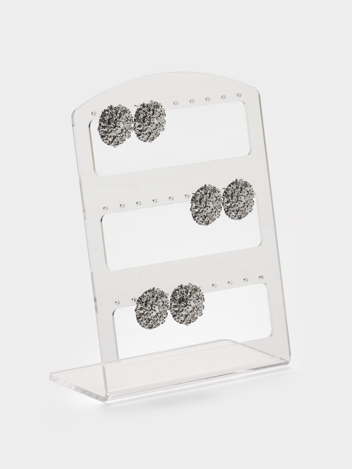 Подставка под серьги на 15 пар, 12.5×5.5×16.5 см, оргстекло 3 мм - Фото 1